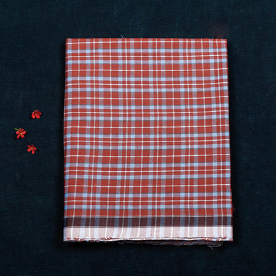 Red - Calicut Kuriappilly Pure Handloom Cotton Lungi