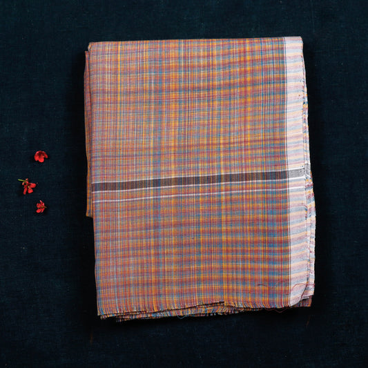Multicolor - Calicut Kuriappilly Pure Handloom Cotton Dhoti
