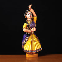 Traditional Handmade Bharatanatyam Dancing Doll