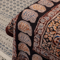 kalamkari double bed cover set