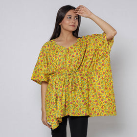 Sanganeri Block Print Cotton Kaftan (Short)