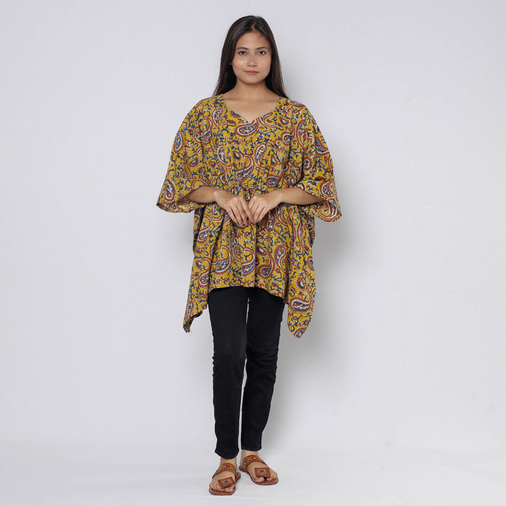 Sanganeri Block Print Cotton Kaftan (Short)