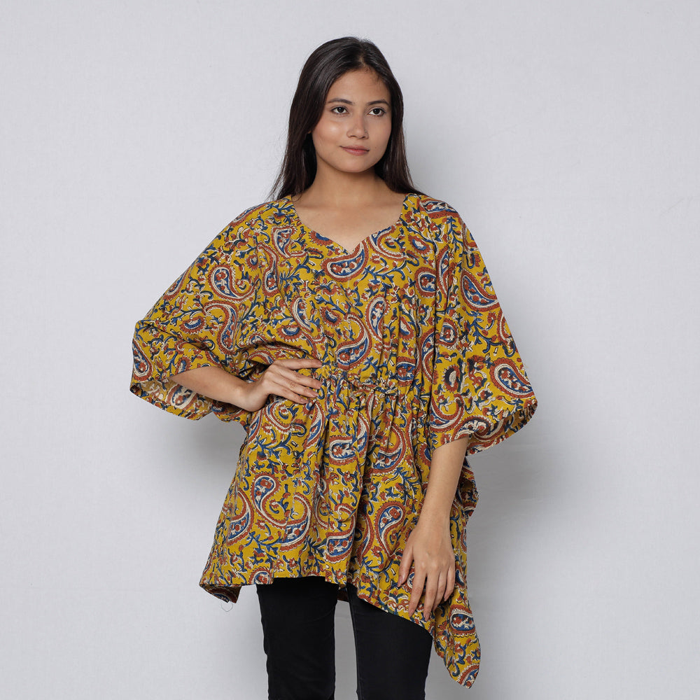 Sanganeri Block Print Cotton Kaftan (Short)
