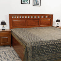 ajrakh double bed cover