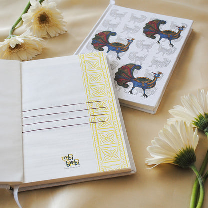 Chitrakathi Mayur Journal/Notebook White (1Pc)