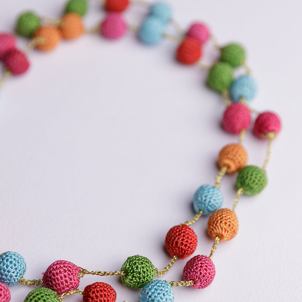 crochet necklace