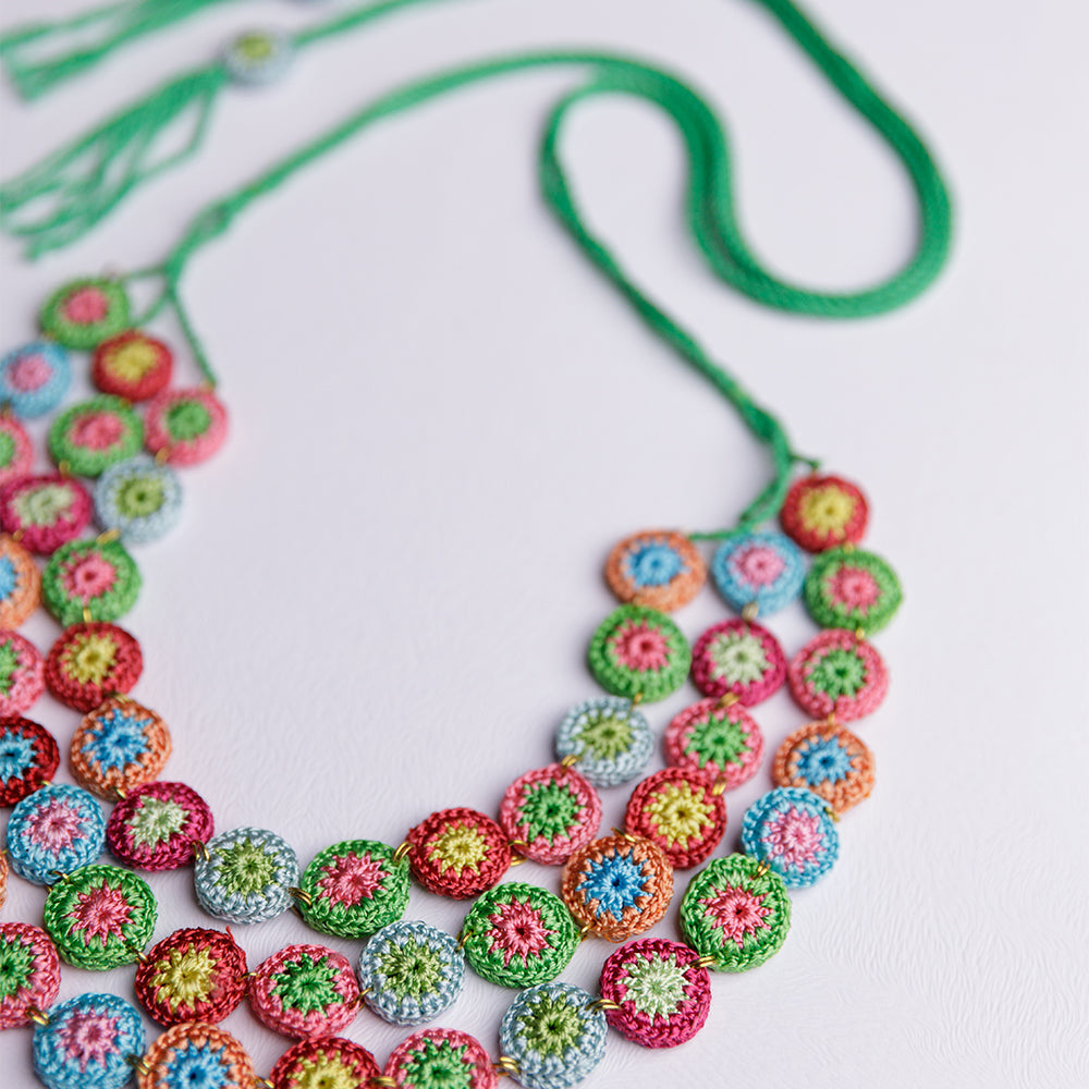 crochet necklace