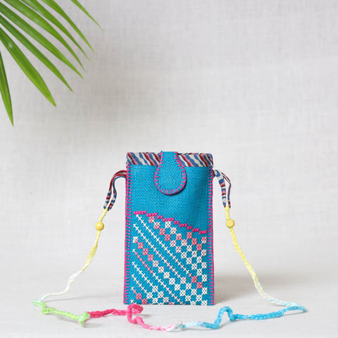 jute mobile bag 