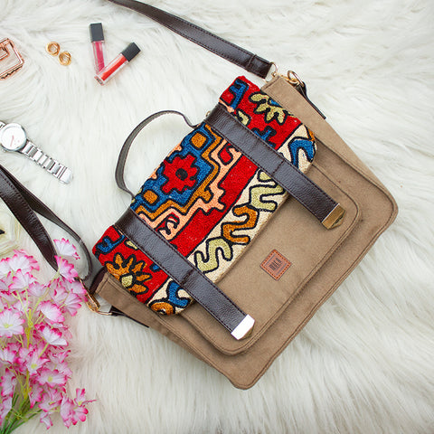 Embroidery Sling Bag
