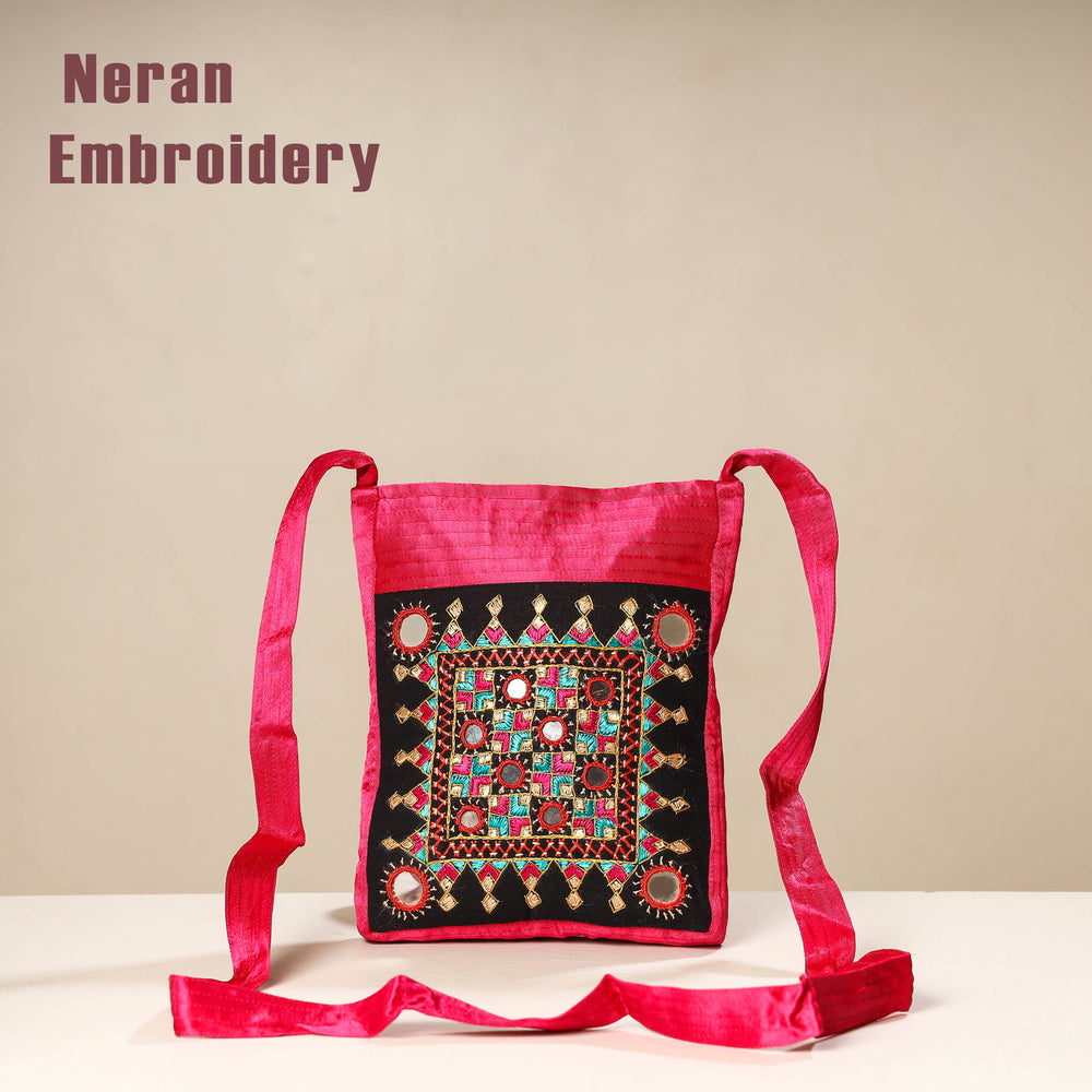 embroidery sling bag 