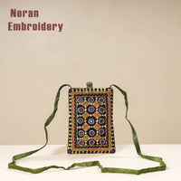 embroidery mobile sling bag