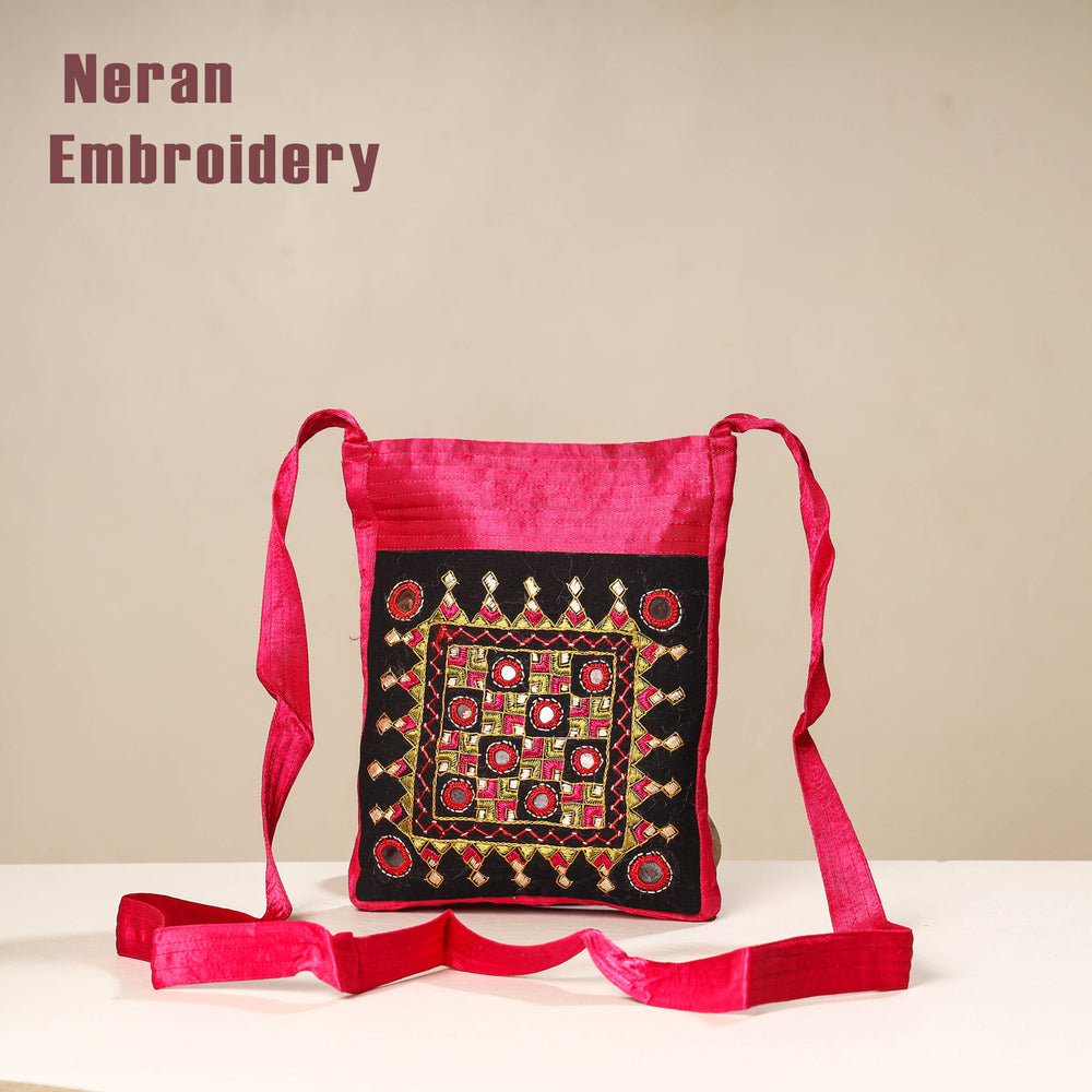 embroidery sling bag 