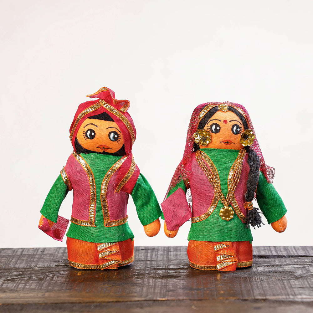 Punjabi Couple Dolls
