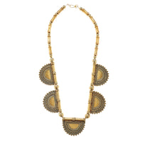  gold beadwork necklace