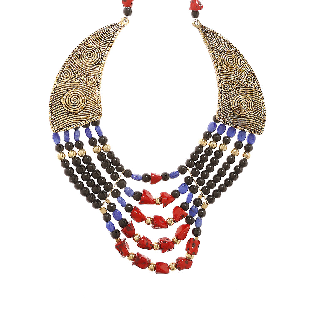 tibetan beadwork necklace