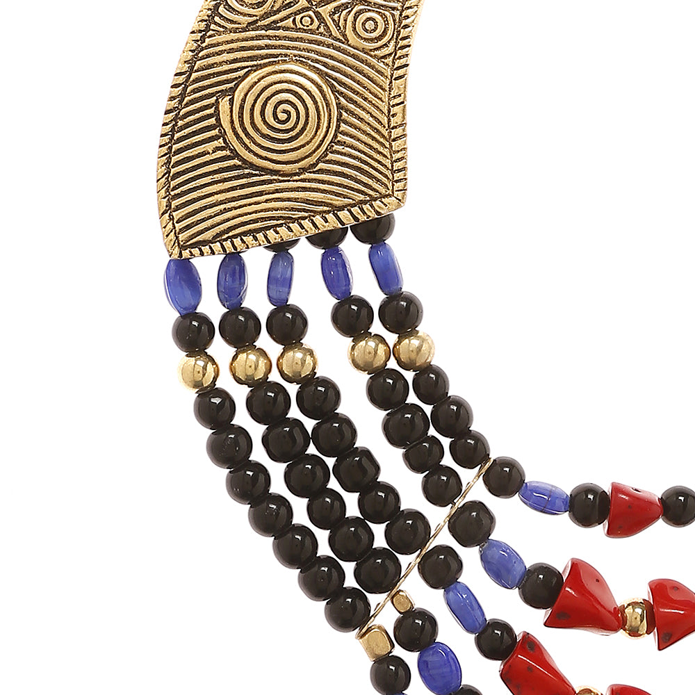 tibetan beadwork necklace