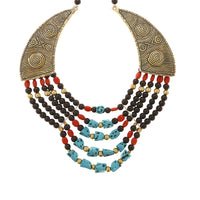 tibetan beadwork necklace