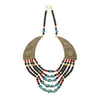 tibetan beadwork necklace