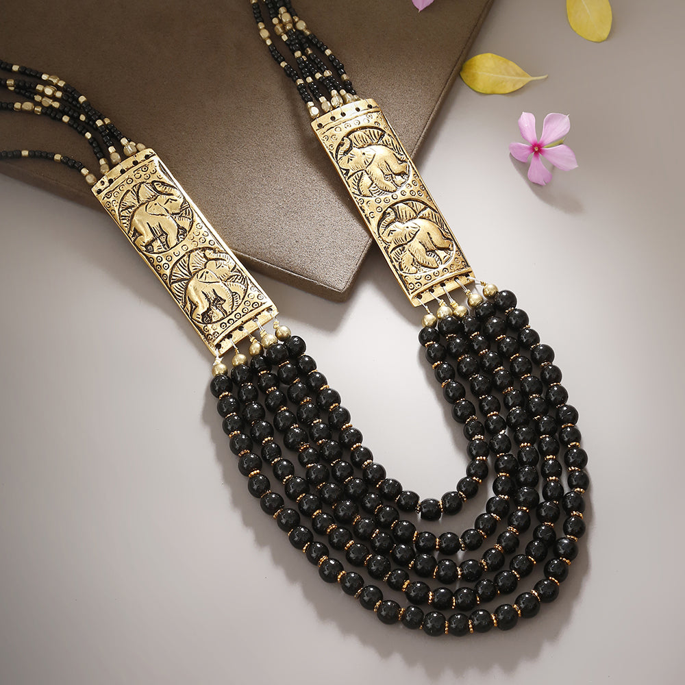 tibetan beadwork necklace