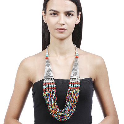 tibetan beadwork necklace