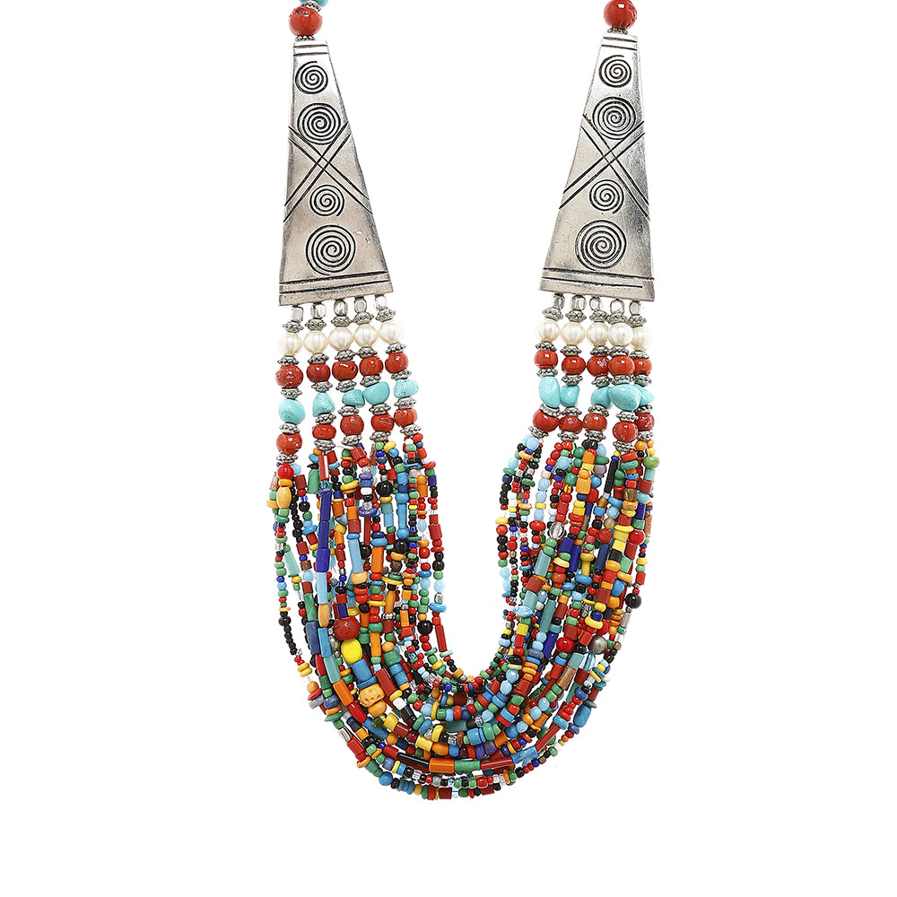 tibetan beadwork necklace