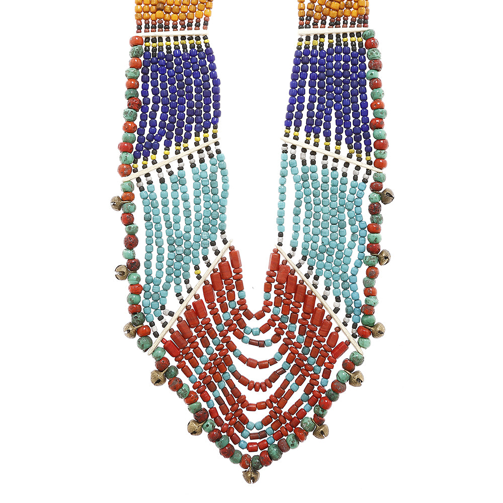 tibetan beadwork necklace