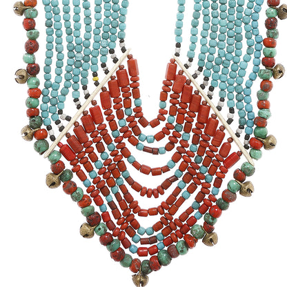tibetan beadwork necklace