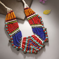 tibetan beadwork necklace