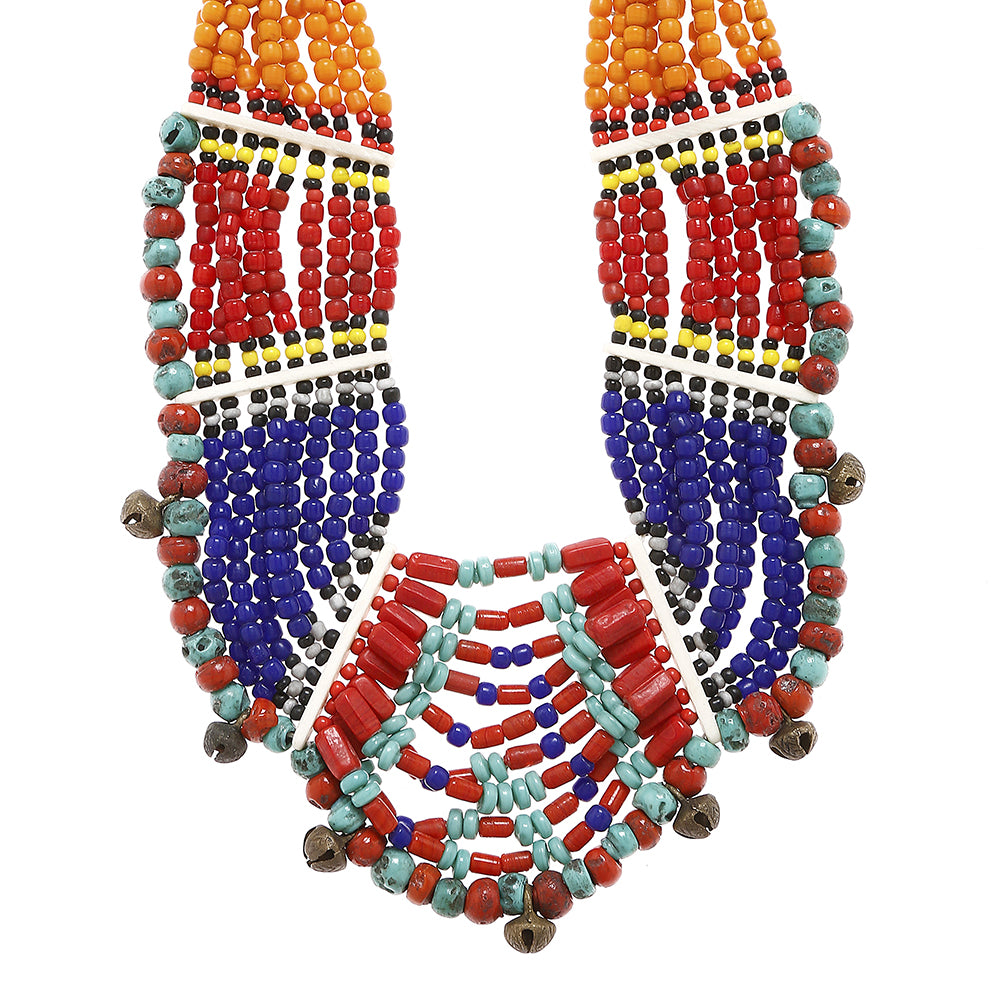 tibetan beadwork necklace