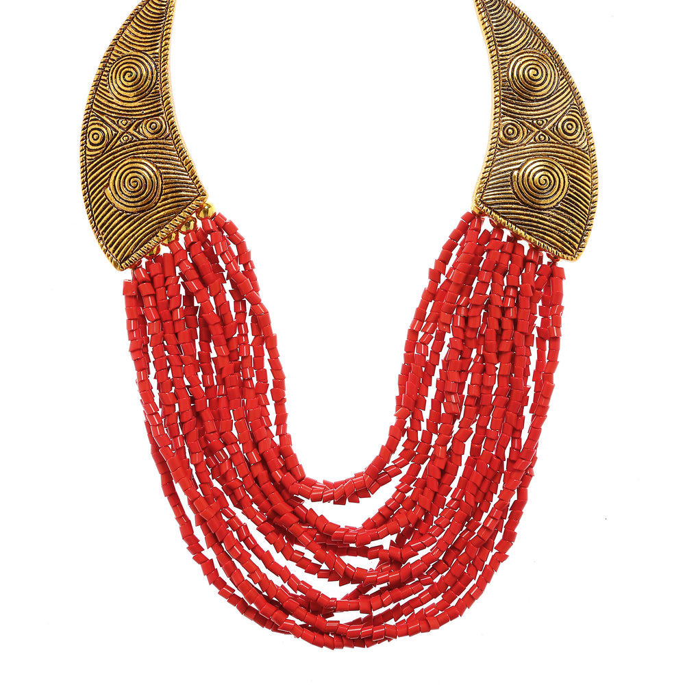  tibetan beadwork necklace