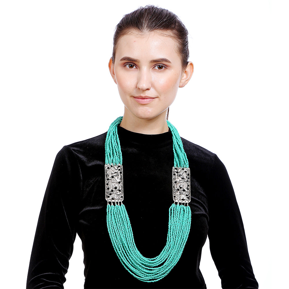 tibetan beadwork necklace