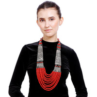 tibetan beadwork necklace