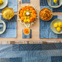 upcycled denim table mat