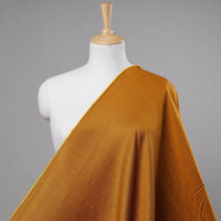 Orange - Plain Slub Silk Fabric 11