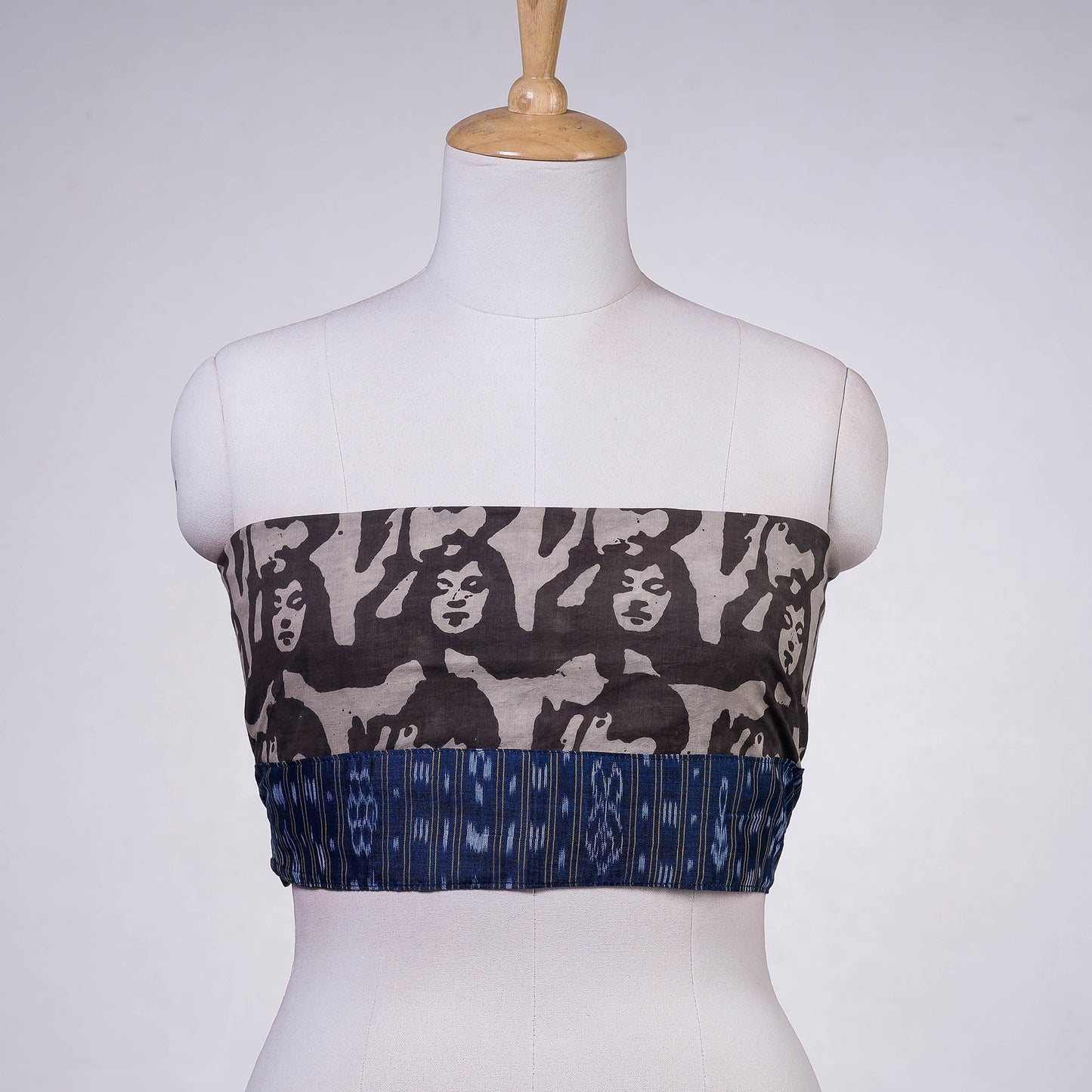 Block Printed Blouse Piece
