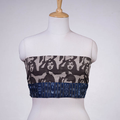 Block Printed Blouse Piece
