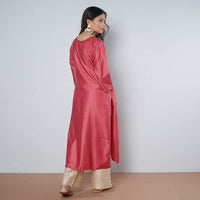 plain silk kurta