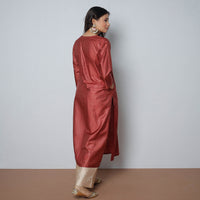 plain silk kurta