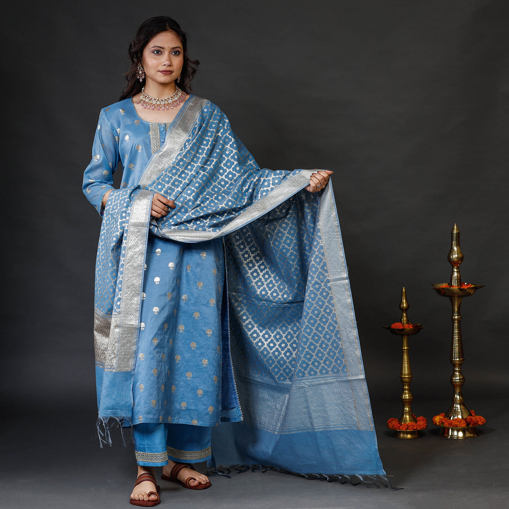 Banarasi Silk Kurta Set