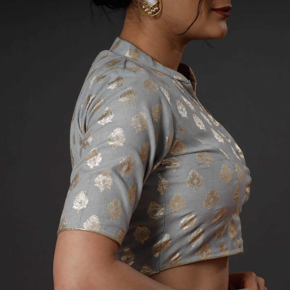 Banarasi Silk Stitched Blouse