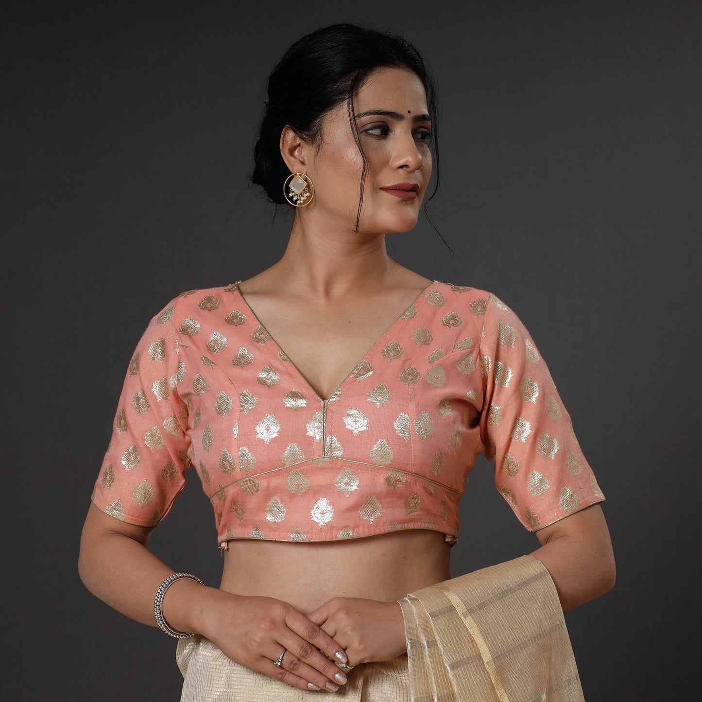 banarsi stitched blouse 