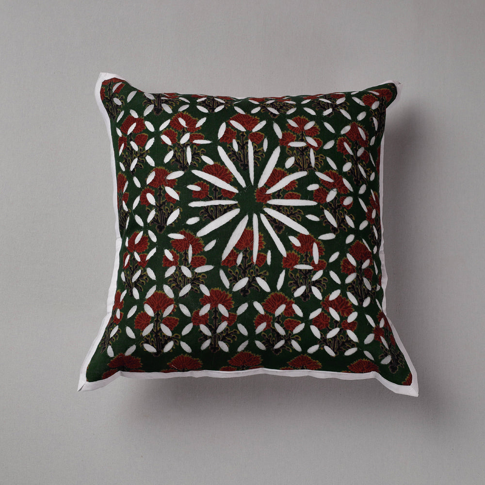 Applique Work Cushion Cover