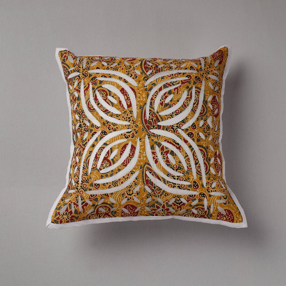 Applique Work Cushion Cover