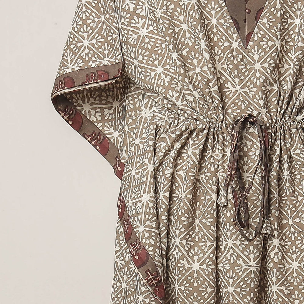 Block Printed Kaftan