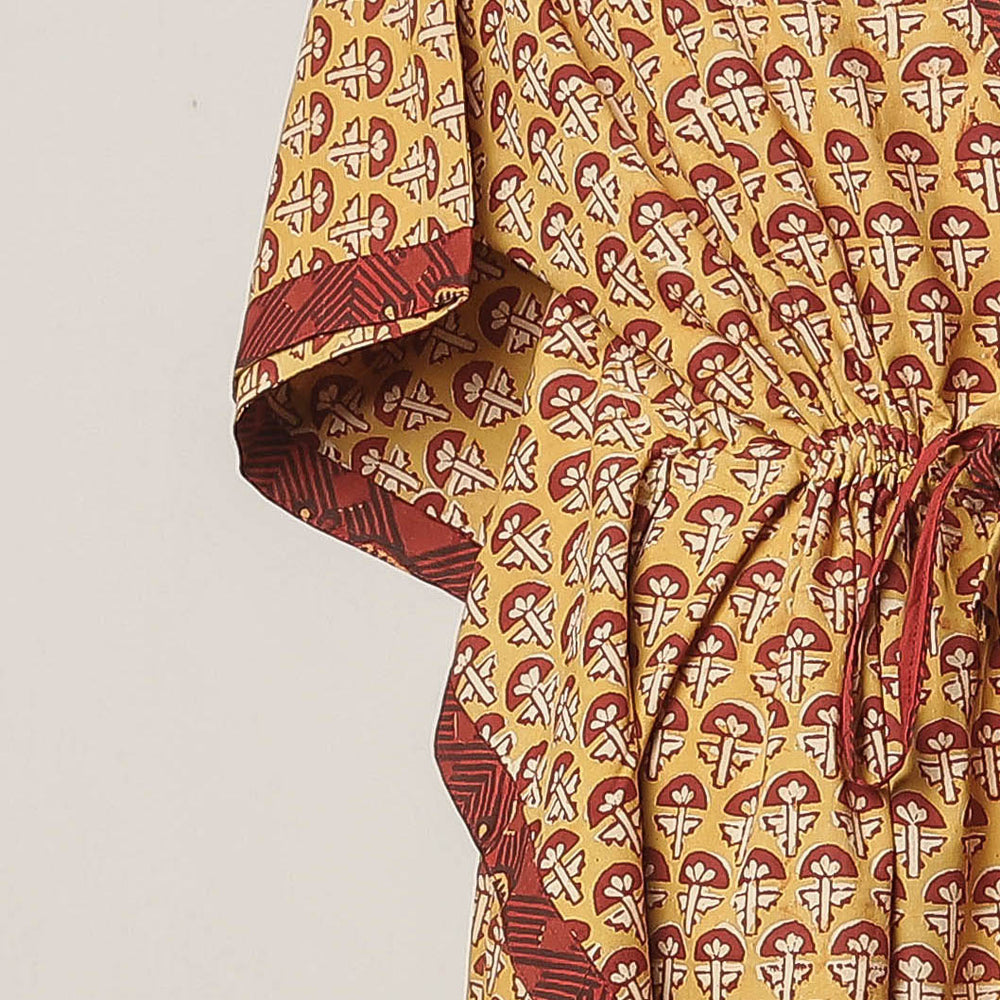 Block Printed Kaftan