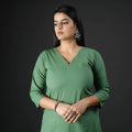 Buy Plain Cotton Long Kurta for Women