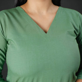 Buy Plain Cotton Long Kurta for Women