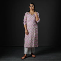 Sanganeri Kurta with Palazzo & Dupatta Set