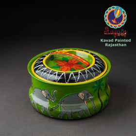  Kavad Handpainted Stainless Steel Casserole 