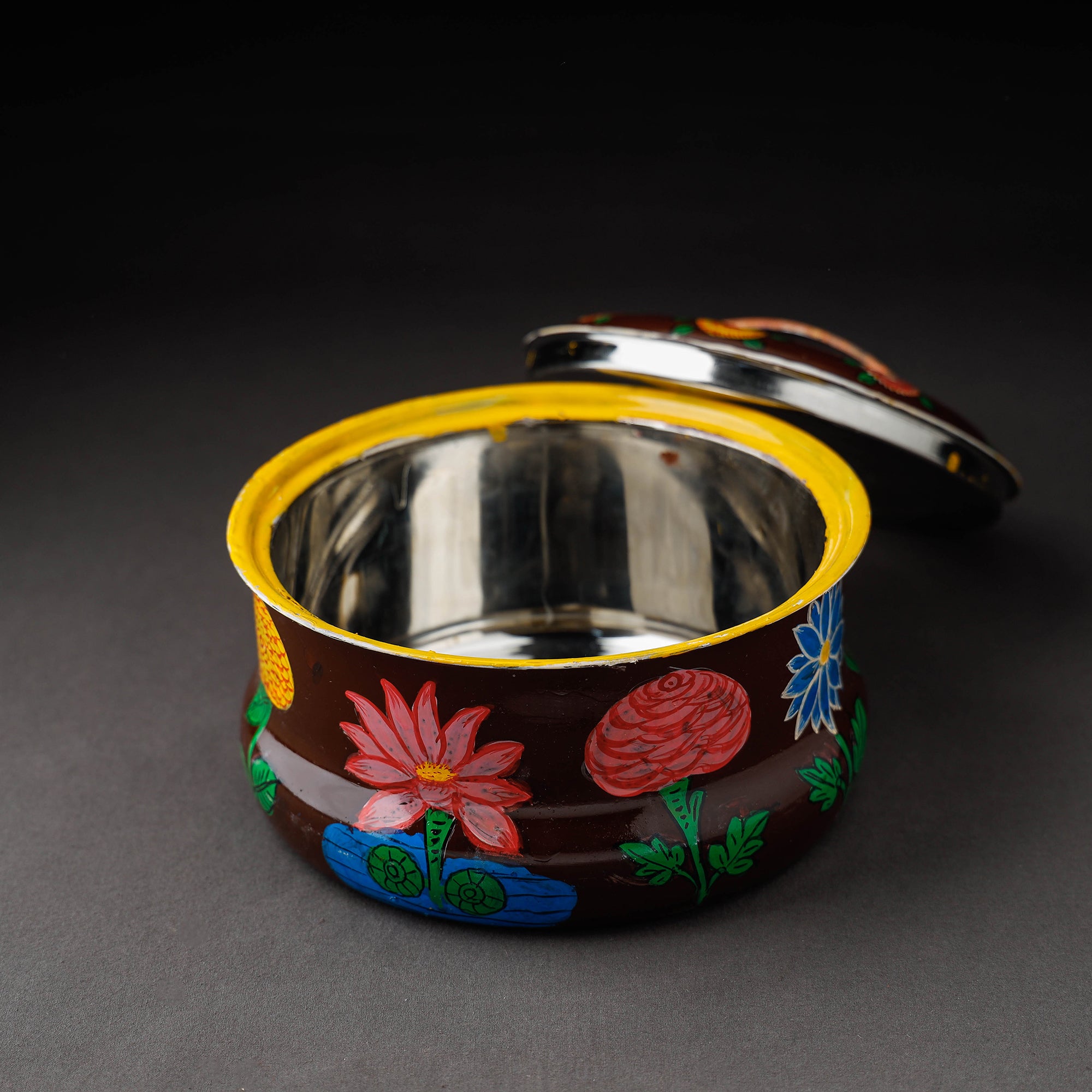  Kavad Handpainted Stainless Steel Casserole 